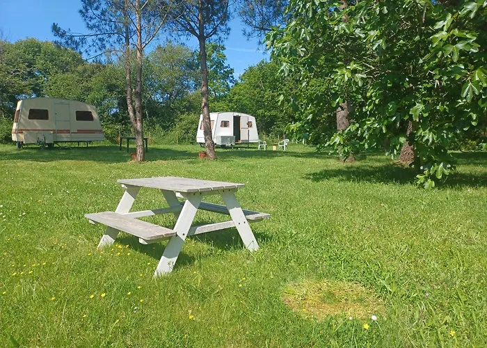 Campingplatz Caravane Vintage